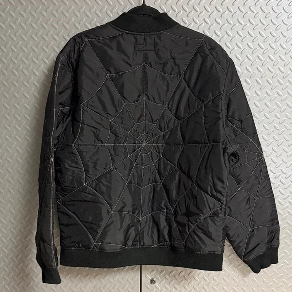 Supreme Black Quilted Bomber Jacket - Picture 4 of 8